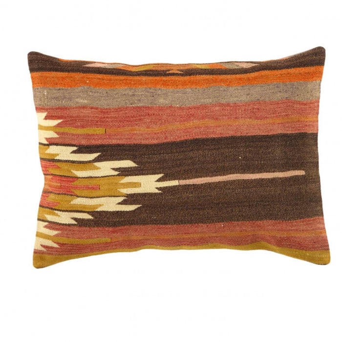 Decorative Turkish Kilim Pillow 20'' X 27'': Decorative Turkish Kilim Pillow 20'' X 27'' - New, Turkish, Hand-made, Flat Weave, 300 -K 211- 862.This item is part of our fine auction collection which includes many fine home accessories including