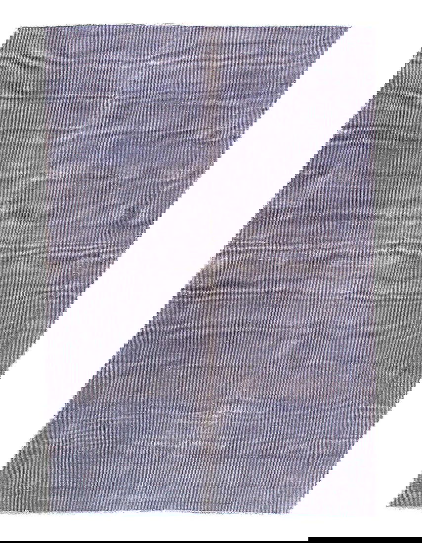 Contemporary Light blue Hand knotted Vintage overdye rug 6'x 9': Contemporary Light blue Hand knotted Vintage overdye rug 6'x 9' - CIRCA 1940, Modern, Hand-Knotted, Lamb's Wool, 300 -D15395- 862.This item is part of our fine auction collection which includes many f