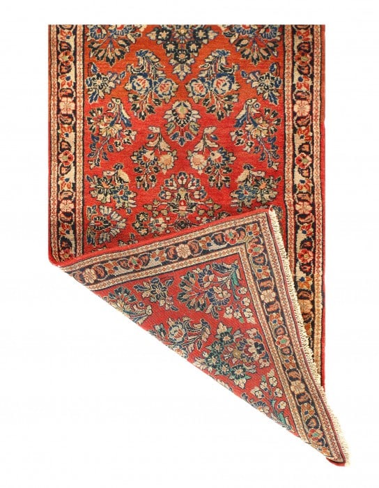 Persian Rust Antigue Sarouk 2' x 4' - 3