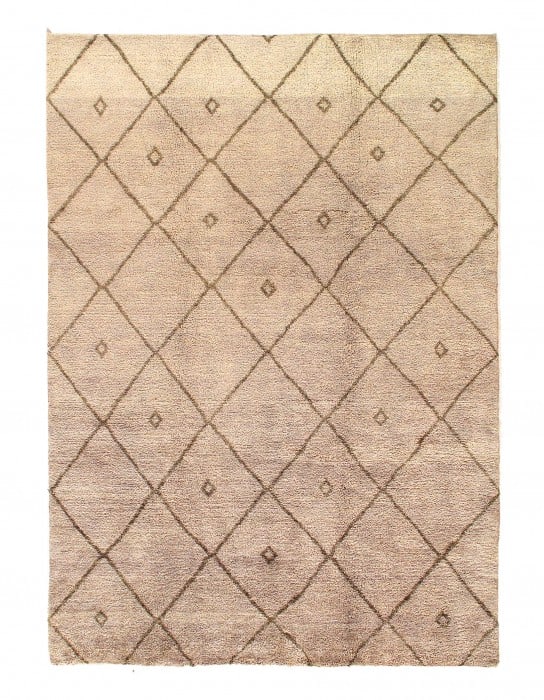 Gray Moroccon 6' X 9': Gray Moroccon 6' X 9' - New, Moroccan, Hand-Knotted, Lamb's Wool, 300 -D06670- 862.This item is part of our fine auction collection which includes many fine home accessories including antique rugs,
