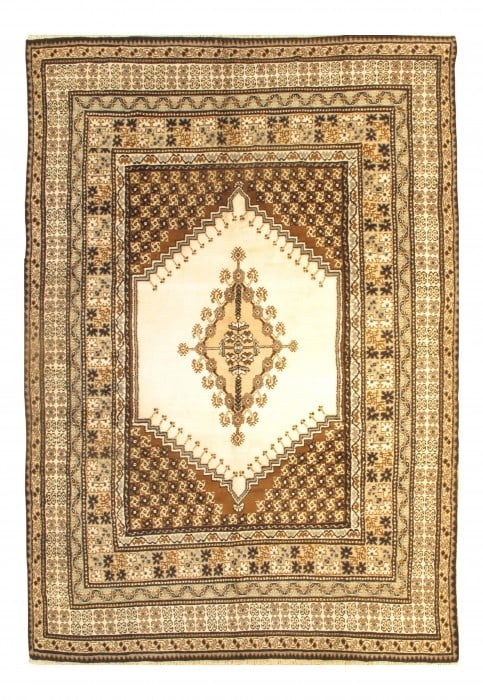 Original Moroccan Rug - 8' X 11'10": Original Moroccan Rug - 8' X 11'10" - , Moroccan, Hand-Knotted, Wool, 300 -D07097- 862.This item is part of our fine auction collection which includes many fine home accessories including antique