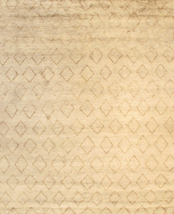 Beige Moroccon 8' X 10': Beige Moroccon 8' X 10' - New, Moroccan, Hand-Knotted, Lamb's Wool, 300 -D06669- 862.This item is part of our fine auction collection which includes many fine home accessories including antique rugs,