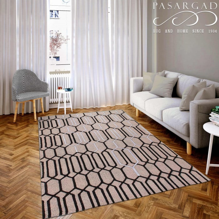 Gray Modern Tufted 5' X 8' - 4