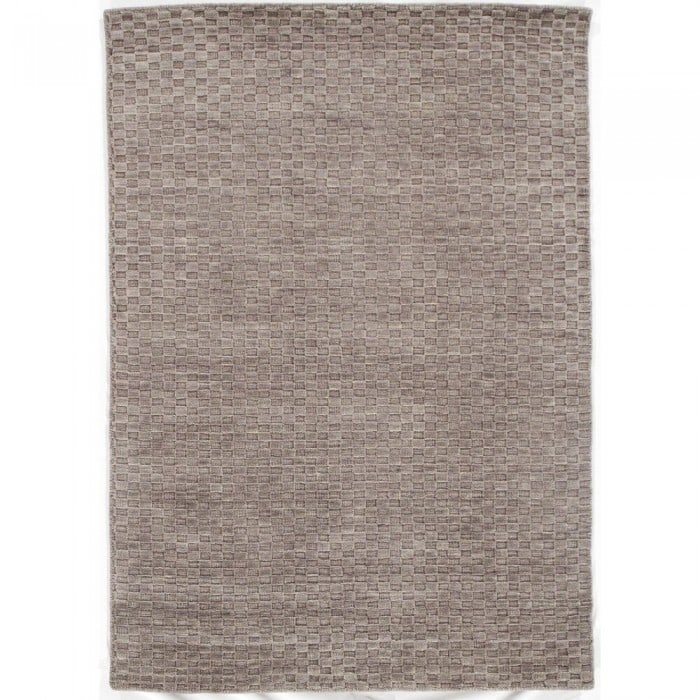 Loop-and-pile Handmade Modern Area Rug - 6'3 x 9' (1 of 2)