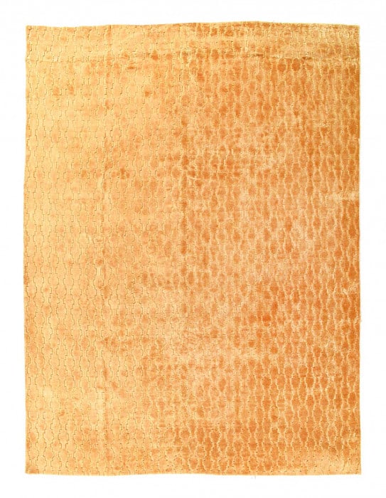 Modern Hand Knotted Silk Rug 9'2''X 11'11'': Modern Hand Knotted Silk Rug 9'2''X 11'11'' - New, Modern, Hand-Knotted, V. Silk, 300 -D07952- 862.This item is part of our fine auction collection which includes many fine home accessories including