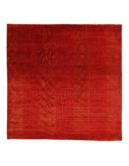 Fine Hand Knotted V.silk Modern rug 6'6'' X 6'6'' (1 of 3)