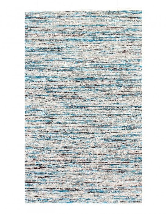 Contemporary Flat Weave Sari Silk 2' X 3': Contemporary Flat Weave Sari Silk 2' X 3' - New, Modern, Hand-Tufted, sari Silk, 300 -D10689,D10690- 862.This item is part of our fine auction collection which includes many fine home accessories