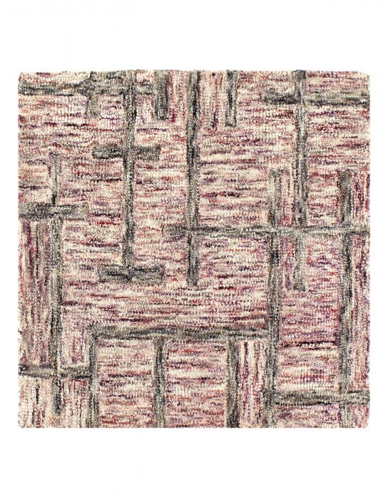 Fine Hand made sample Modern rug 2' X 2': Fine Hand made sample Modern rug 2' X 2' - NEW, Modern, Hand-Tufted, Lamb's Wool, 300 -D10927- 862.This item is part of our fine auction collection which includes many fine home accessories including