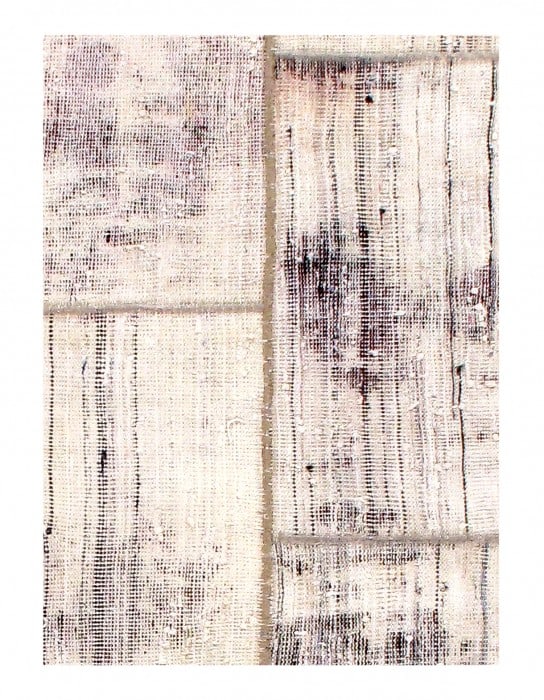 Ivory Persian Patch-Work 5'9''X 6'8'' - 2