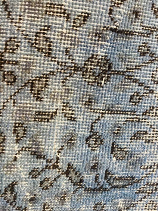 Gray Turkish Patchwork Rug 8' x 10' - 3