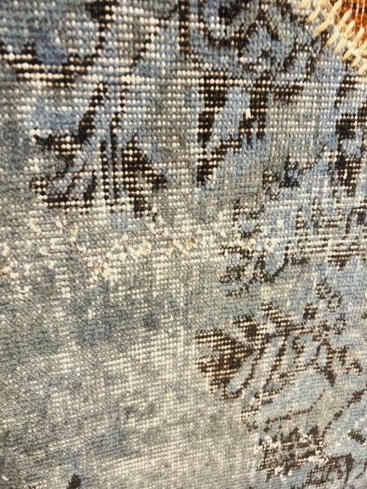 Gray Turkish Patchwork Rug 8' x 10' - 5