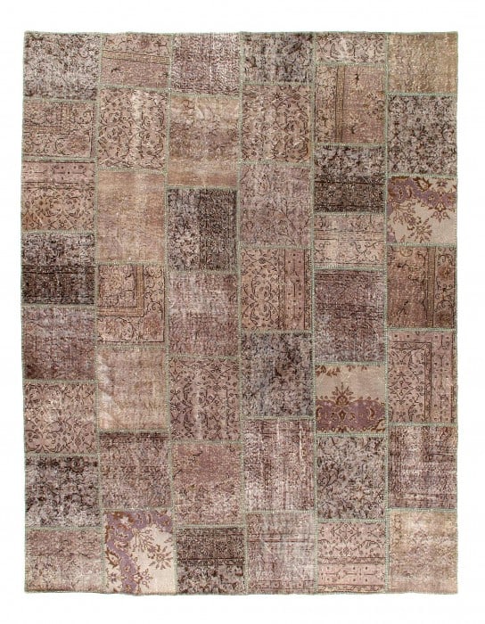 Gray color Turkish Patchwork 8' x 10': Gray color Turkish Patchwork 8' x 10' - New, Modern, Hand-Knotted, Lamb's Wool, 300 -D07075- 862.This item is part of our fine auction collection which includes many fine home accessories including