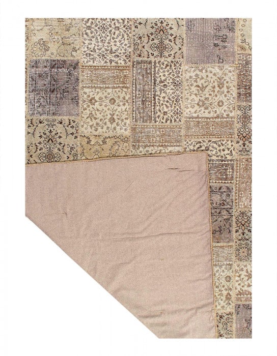 Tan Turkish Patchwork 8' X 10' - 3