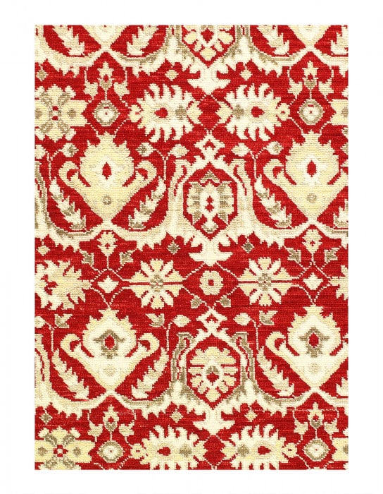 Red Modern 6' X 9' - 2