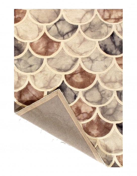 Brown Hand-Tufted 5' x 8' - 3