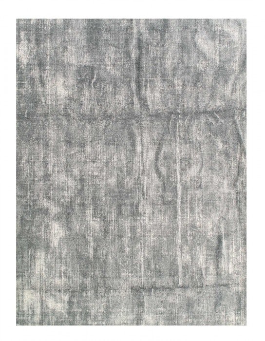 Gray Modern Rug 12' X 15': Gray Modern Rug 12' X 15' - New, Modern, Hand-Loomed, Viscose, 300 -D09437- 862.This item is part of our fine auction collection which includes many fine home accessories including antique rugs, vinta