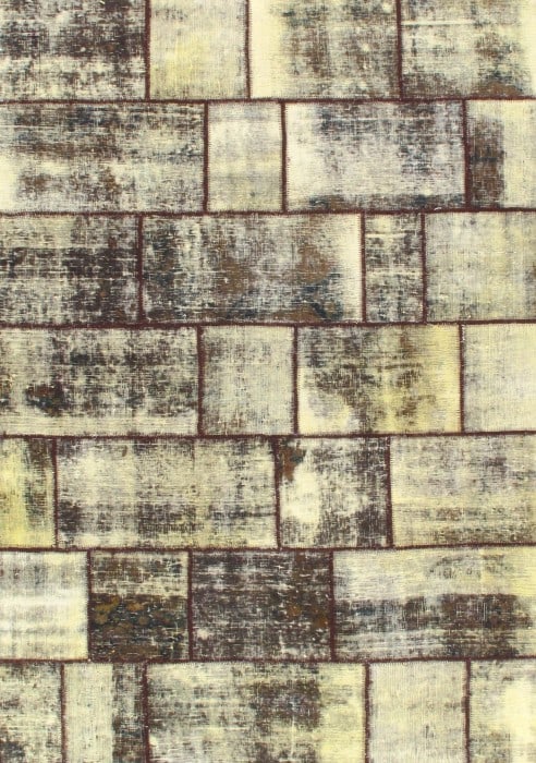 Light Green persian patch work rug 5 x 7: Light Green persian patch work rug 5 x 7 - , Modern, Hand-Knotted, Lamb's Wool, 300 -D08411- 862.This item is part of our fine auction collection which includes many fine home accessories including