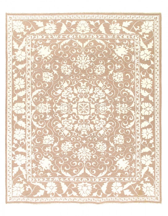 Beige Modern Rug 8 x 10: Beige Modern Rug 8 x 10 - , Modern, Hand-Knotted, Wool & Silk, 300 -D08384- 862.This item is part of our fine auction collection which includes many fine home accessories including antique rugs,