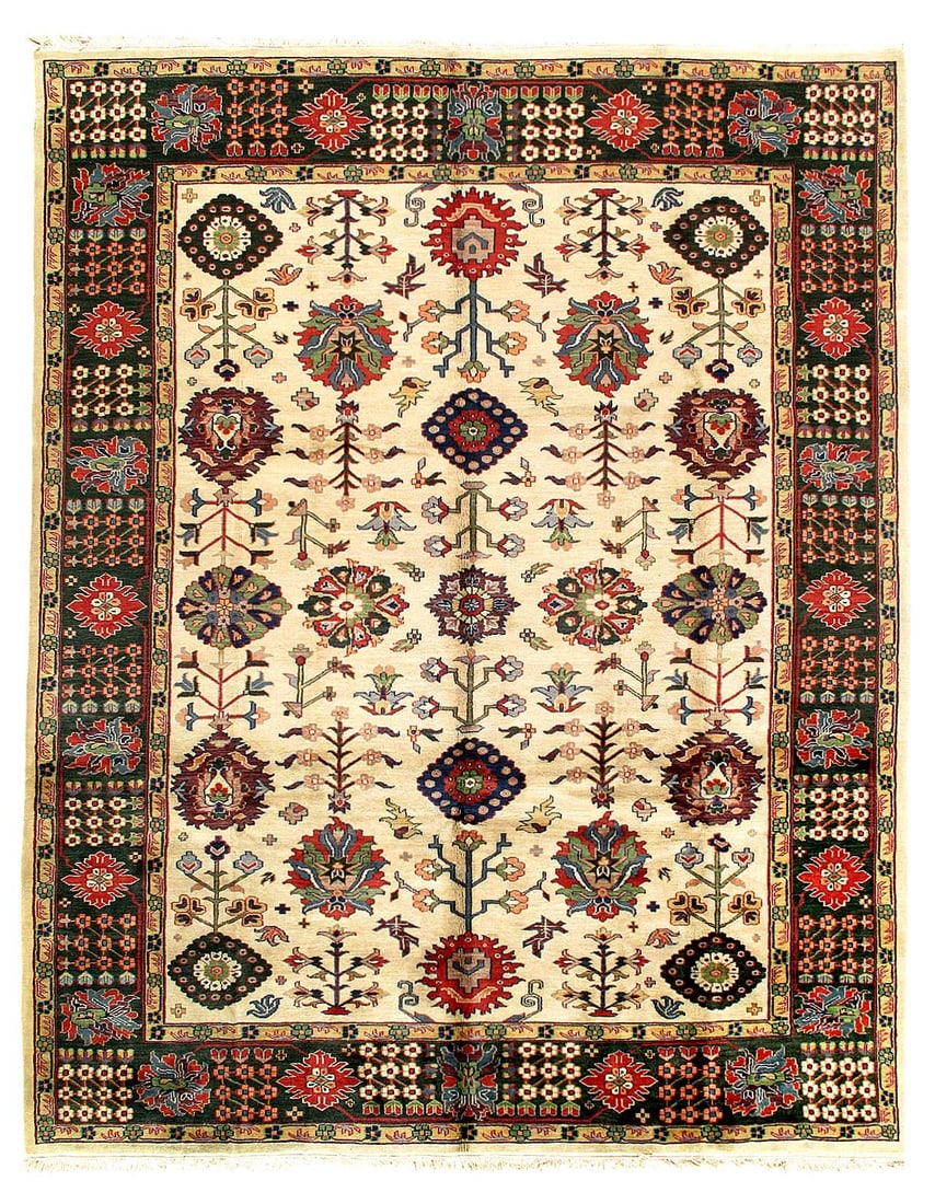 Fine Hand Knotted Mahal Design 9'X 11'9" (1 of 3)