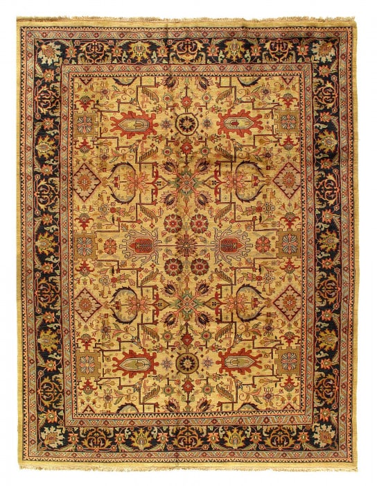 Fine Hand Knotted Mahal Design 9'x 12' (1 of 4)