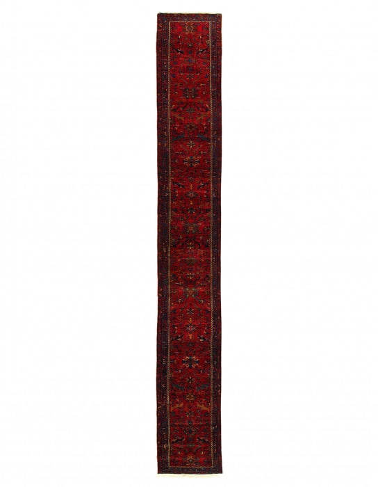 Fine Antique Hand knotted Persian Lilian Runner 2'9"X 19'10 (1 of 3)