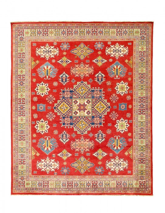 Fine Hand knotted Kazak 8'2" X 9'11" (1 of 3)