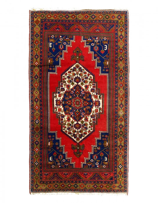 Fine Hand knotted Vintage Kazak rug 6'9'' X 12'9'' (1 of 3)