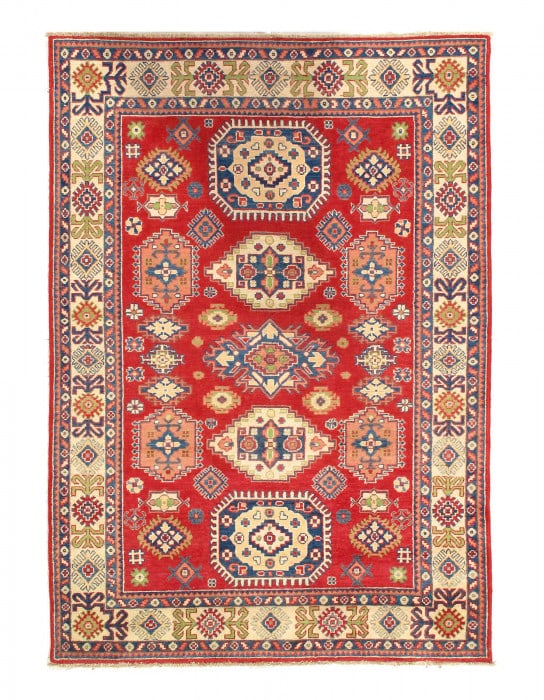 Fine Hand knotted Kazak Rug 5'5'' X 7'8'' (1 of 3)