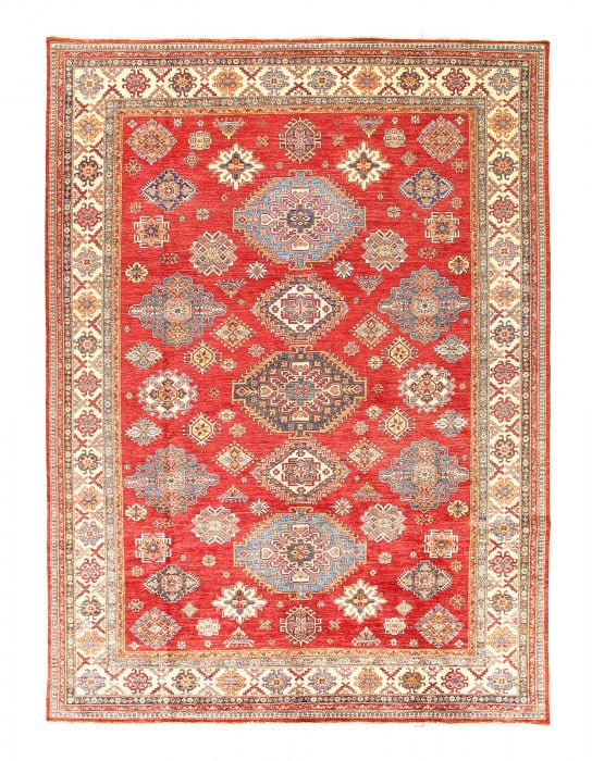 Fine Hand knotted super Kazak rug 9'1'' X 12'3'' (1 of 4)