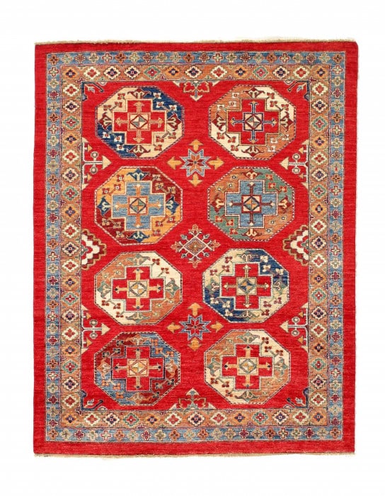 Super Fine Hand knotted Kazak rug 5'11'' X 6'1'' (1 of 3)