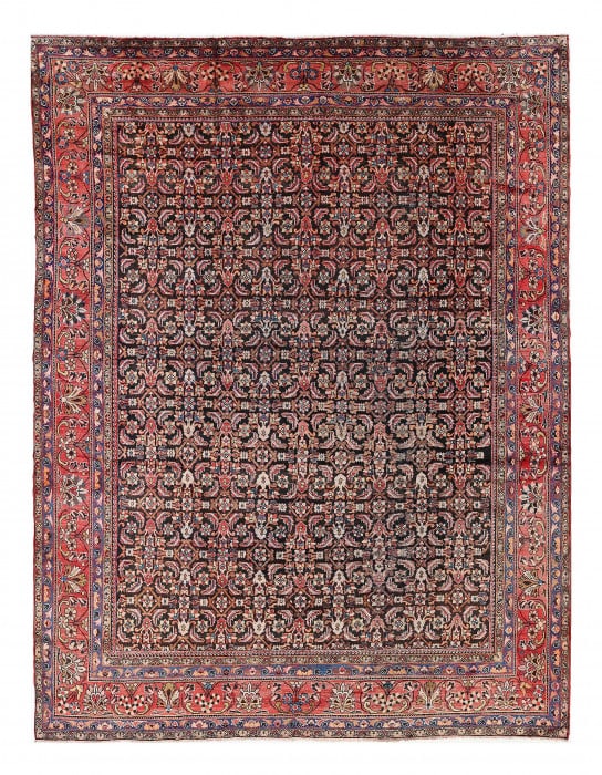 Persian Antique Hamadan rug 9'8"X 12'2" (1 of 3)
