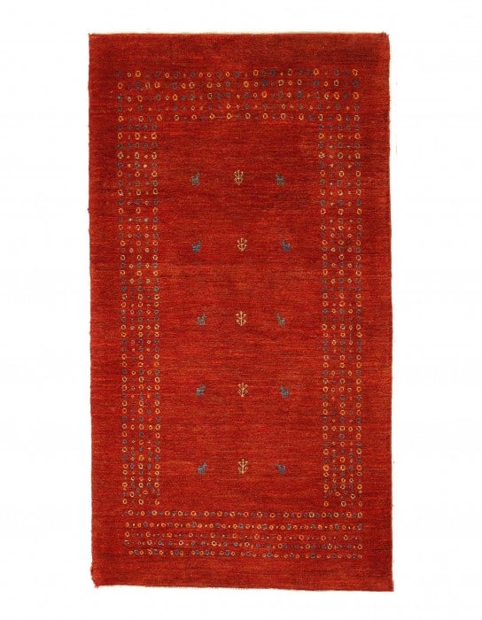 Fine Hand Knotted Persian Gabbeh 2'8'' X 5'2'': Fine Hand Knotted Persian Gabbeh 2'8'' X 5'2'' - New, Gabbeh, Hand-Knotted, Lamb's Wool, 300 -D11492- 862.This item is part of our fine auction collection which includes many fine home accessories inc