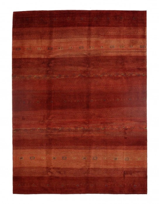 Red Persian Gabbeh 7' x 10': Red Persian Gabbeh 7' x 10' - New, Gabbeh, Hand-Knotted, Lamb's Wool, 300 -D09269- 862.This item is part of our fine auction collection which includes many fine home accessories including antique rugs