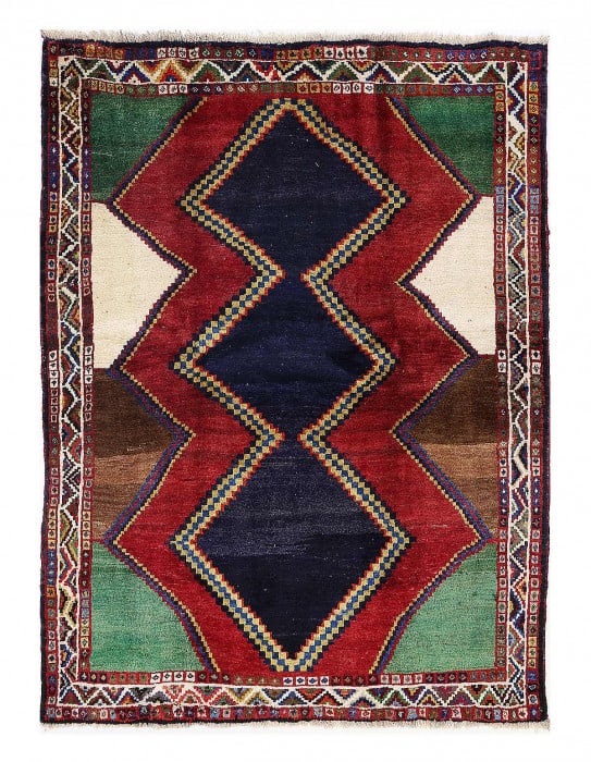 Fine Hand knotted Persian Gabbeh 4'5"X 6' (1 of 3)