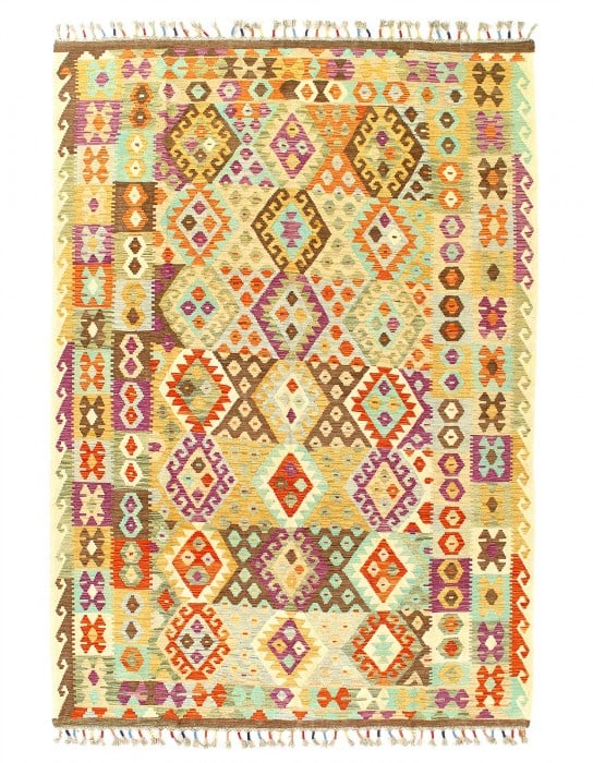 Kilim Handspun Wool Rug 6'6'' X 9'6'' (1 of 2)