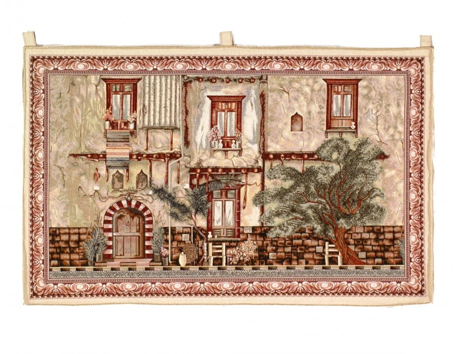 Flemish Wall Tapestry 2'4'' X 3'9'': Flemish Wall Tapestry 2'4'' X 3'9'' - New, Flat Weave, N/A, Wool, 300 -D11689- 862.This item is part of our fine auction collection which includes many fine home accessories including antique rugs, vi