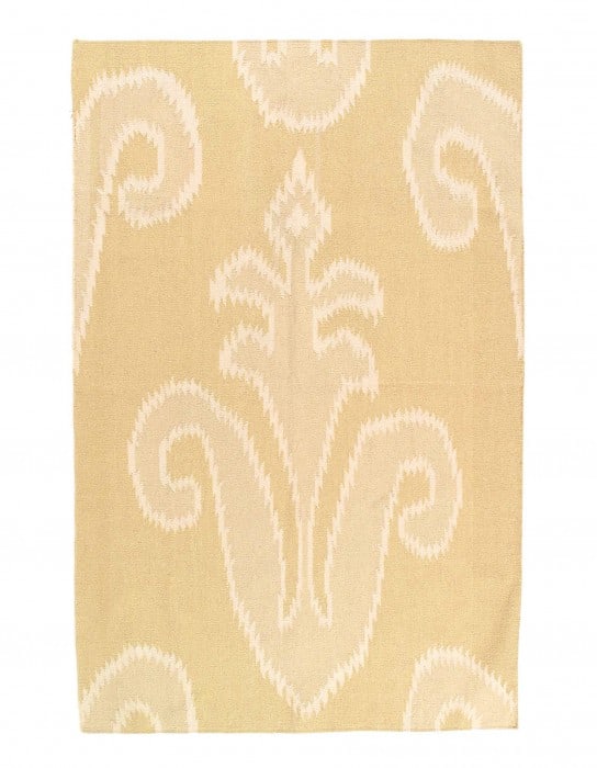 Beige Modern Flat Weave 5' X 8': Beige Modern Flat Weave 5' X 8' - New, Flat Weave, Hand-Knotted, Lamb's Wool, 300 -D05772- 862.This item is part of our fine auction collection which includes many fine home accessories including anti