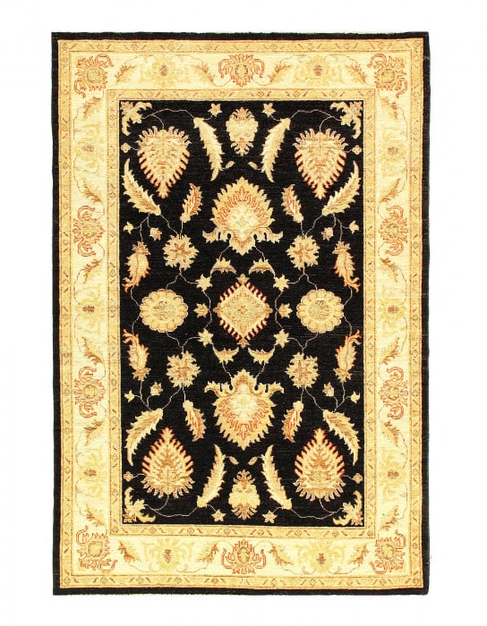Hand-Knotted Farahan Area Rug - 4'2" X 6'1" (1 of 4)