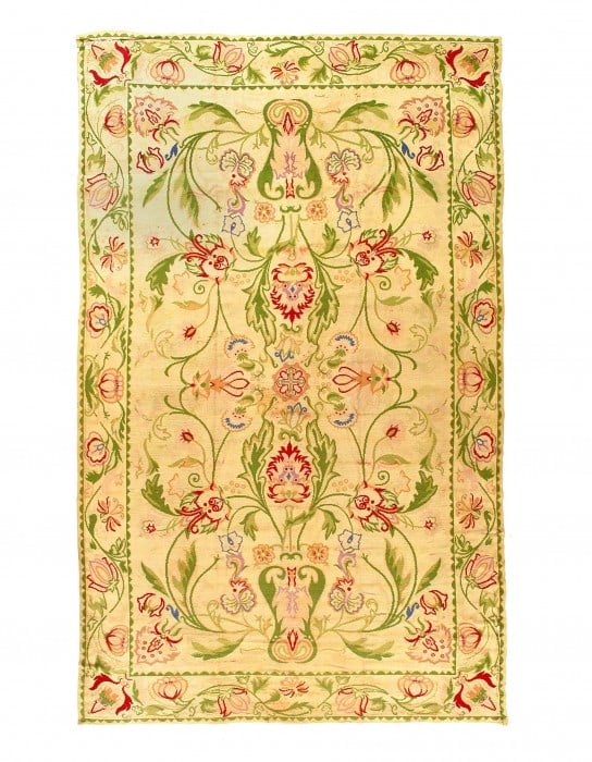 Fine Hand Knottted Antique Needpoint rug 9'11'' X 16'3'' (1 of 3)