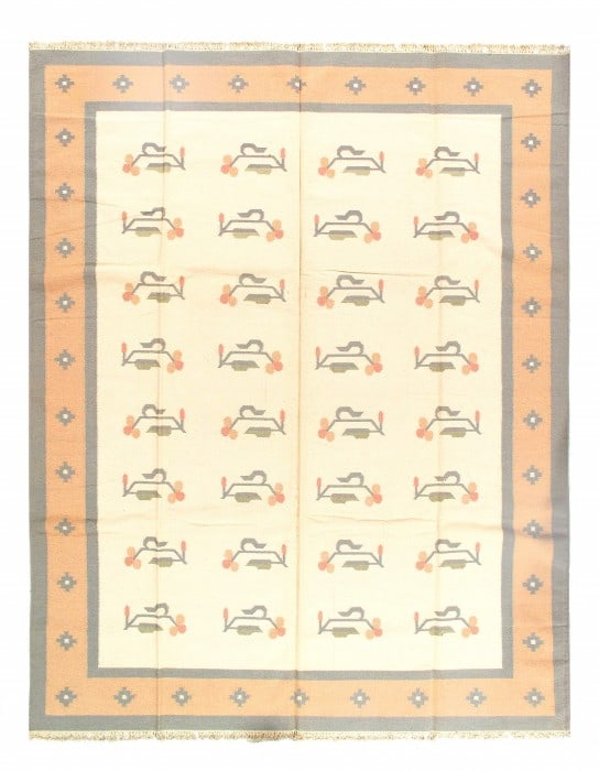 Ivory Hand Woven Rug 9'3'' X 11'11'' (1 of 3)