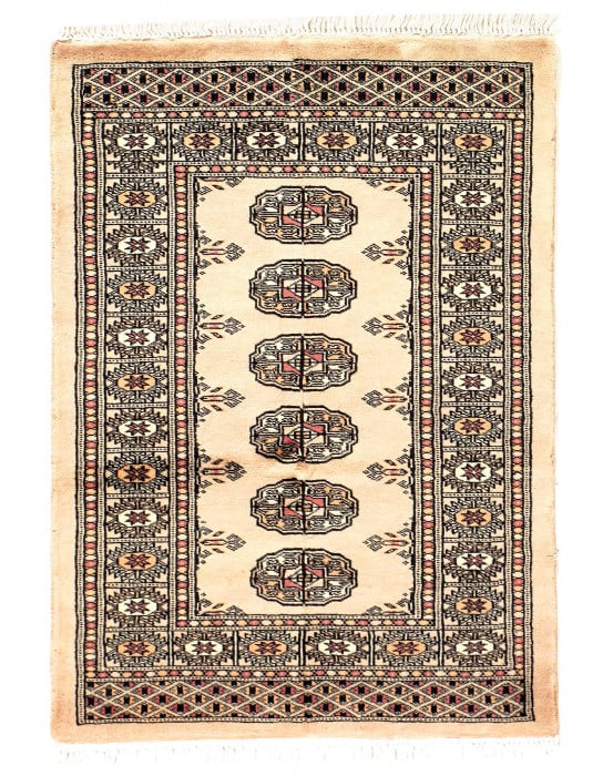 Fine Hand Knotted Bokhara rug (1 of 3)