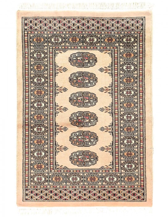 Fine Hand Knotted Bokhara rug 2'x3' (1 of 3)