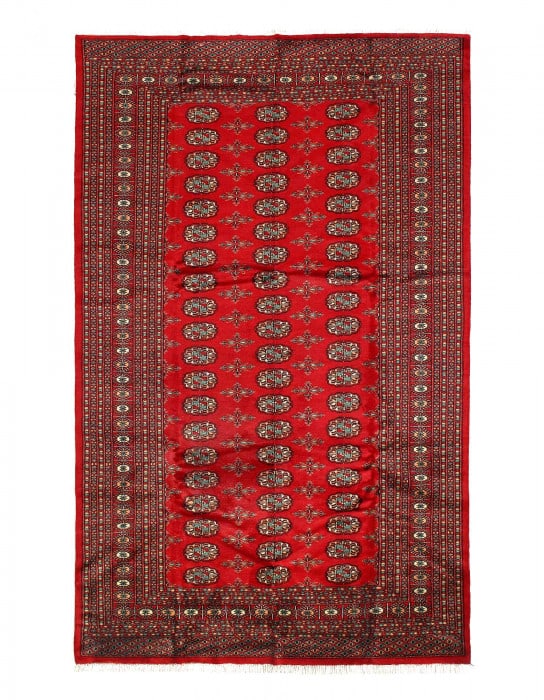 Fine Hand Knotted Bokhara rug 5' x 8' (1 of 4)