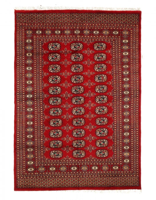 Fine Hand Knotted Bokhara rug 4' X 6' (1 of 3)