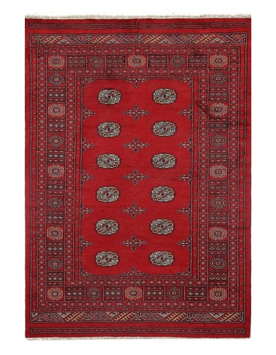 Fine Pak Bokhara Hand-Knotted Rug - 4'7" ? 6'7" (1 of 3)