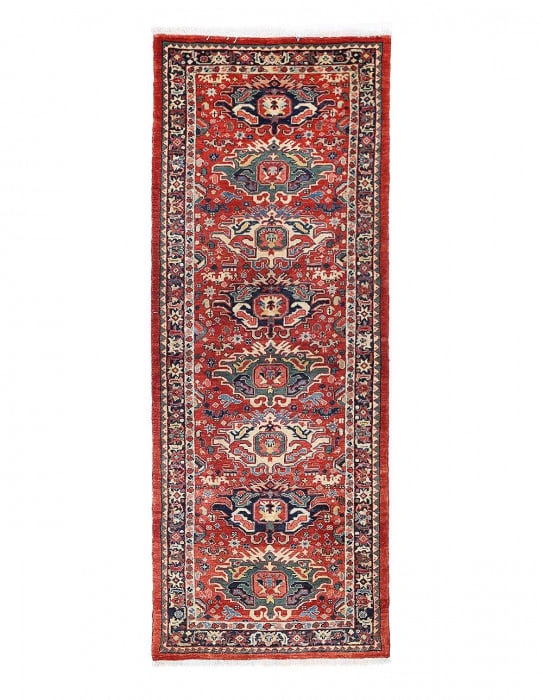 Red color fine hand knotted persian bidjar runner 2'2'' X 6': Red color fine hand knotted persian bidjar runner 2'2'' X 6' - New, Bidjar, Hand-Knotted, Lamb's Wool, 300 -D13492- 862.This item is part of our fine auction collection which includes many fine home a