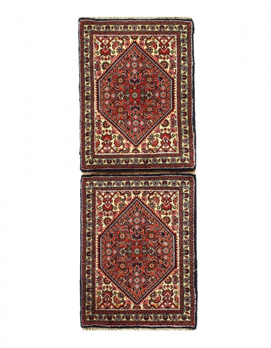 Fine Hand knotted Pair Persian Bidjar 1'6'' X 2' (1 of 3)
