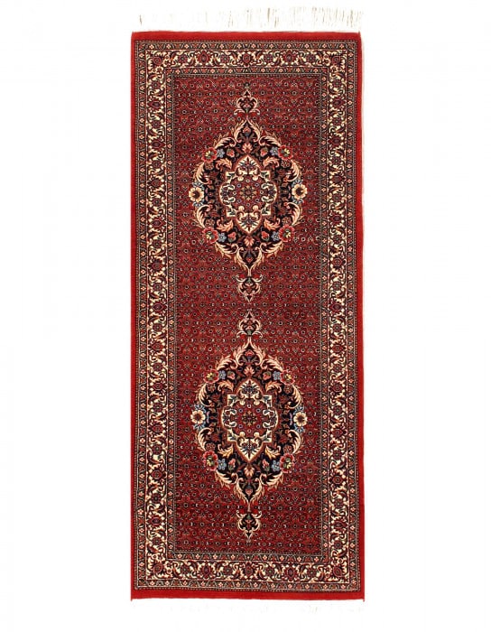 Fine Hand knotted Persian Bidjar runner 2'6"X 6'7' (1 of 3)