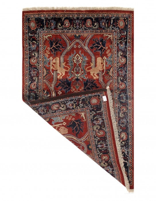 Rust Persian Bidjar 4' X 6' - 3