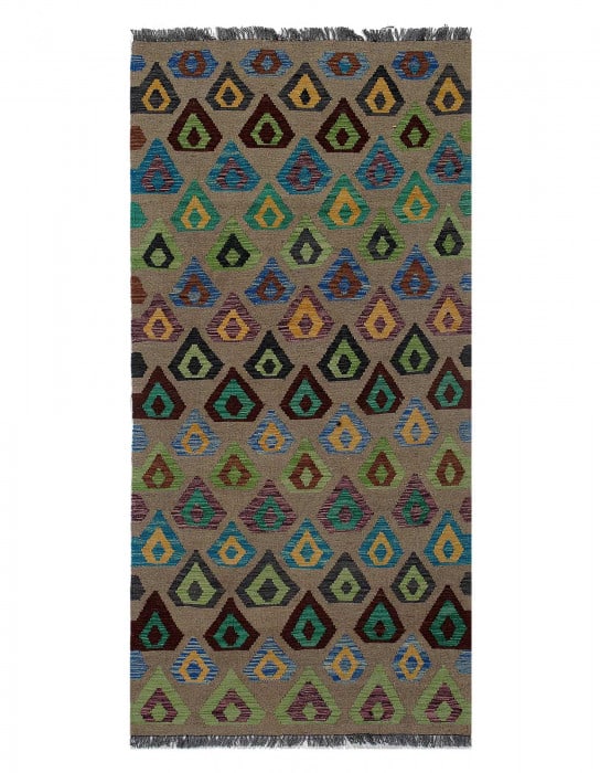 Pasargad Caucasian Tribal Style Flat Weave kilim 3'4" X 6'8" (1 of 3)